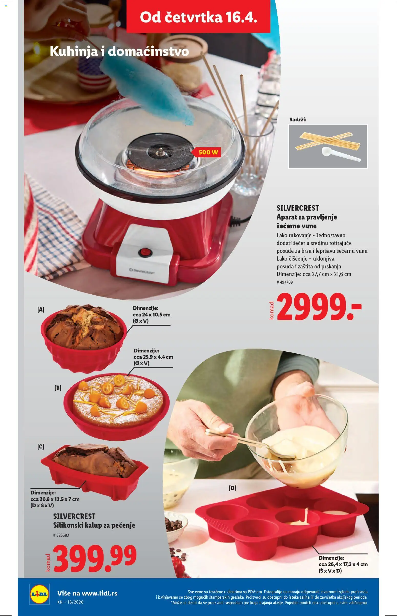 Lidl katalog - važi od 16.04.2026 | Strana: 74 | Proizvode: Silvercrest, Kuhinja, Šećer, Candy