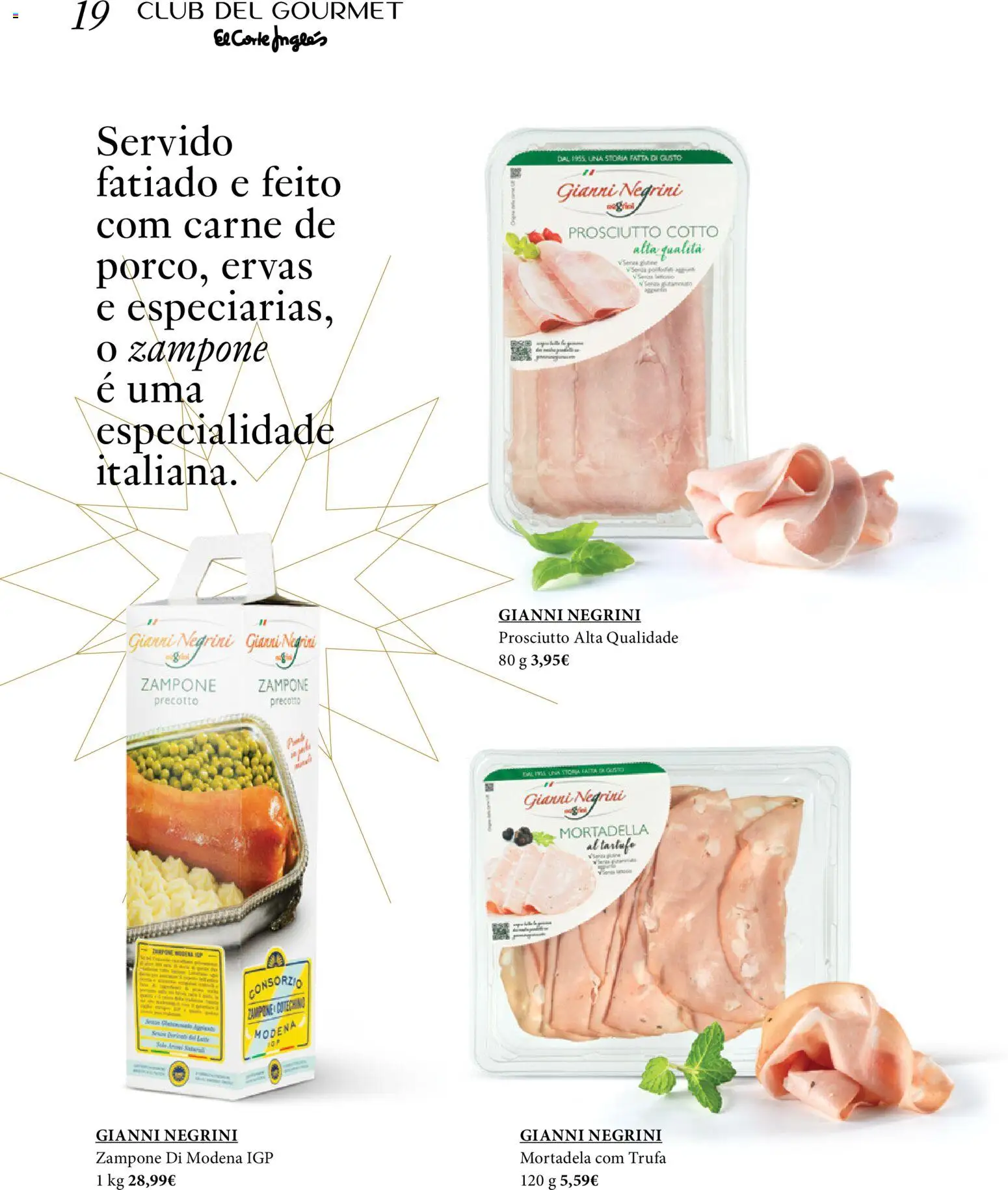 El Corte Ingles folheto │ válido de 26.11.2025 | Página: 19 | Produtos: Mortadela, Carne