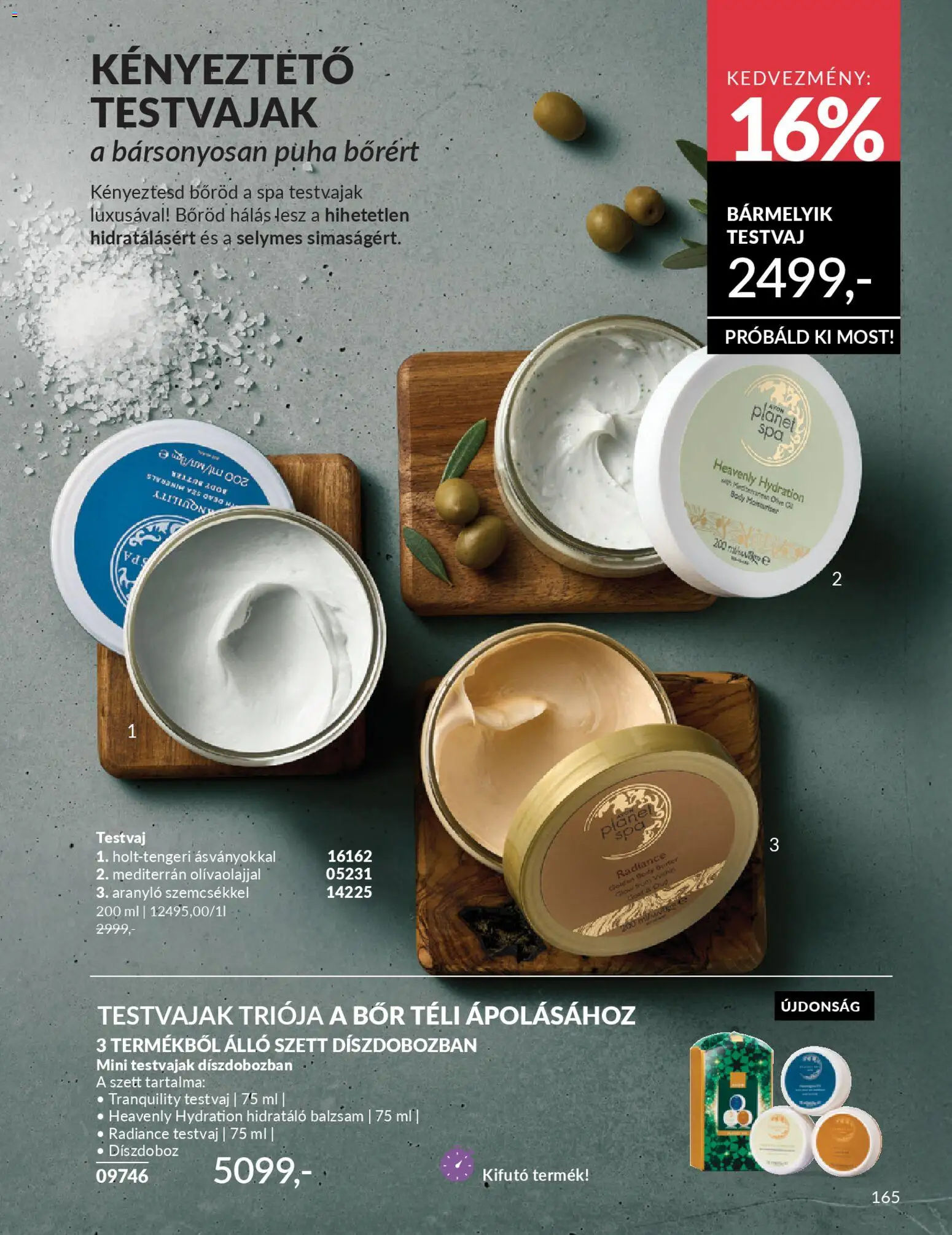 Avon akciós ujság - amely érvényes a következő dátumtól: 01.01.2026 | Oldal: 169 | Termékek: Body, Bor