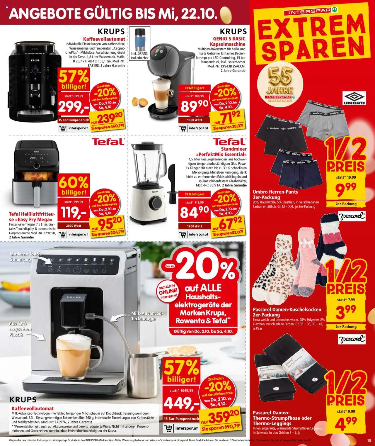 Interspar Flugblatt - Wien gültig ab 02.10.2025 | Seite: 15
