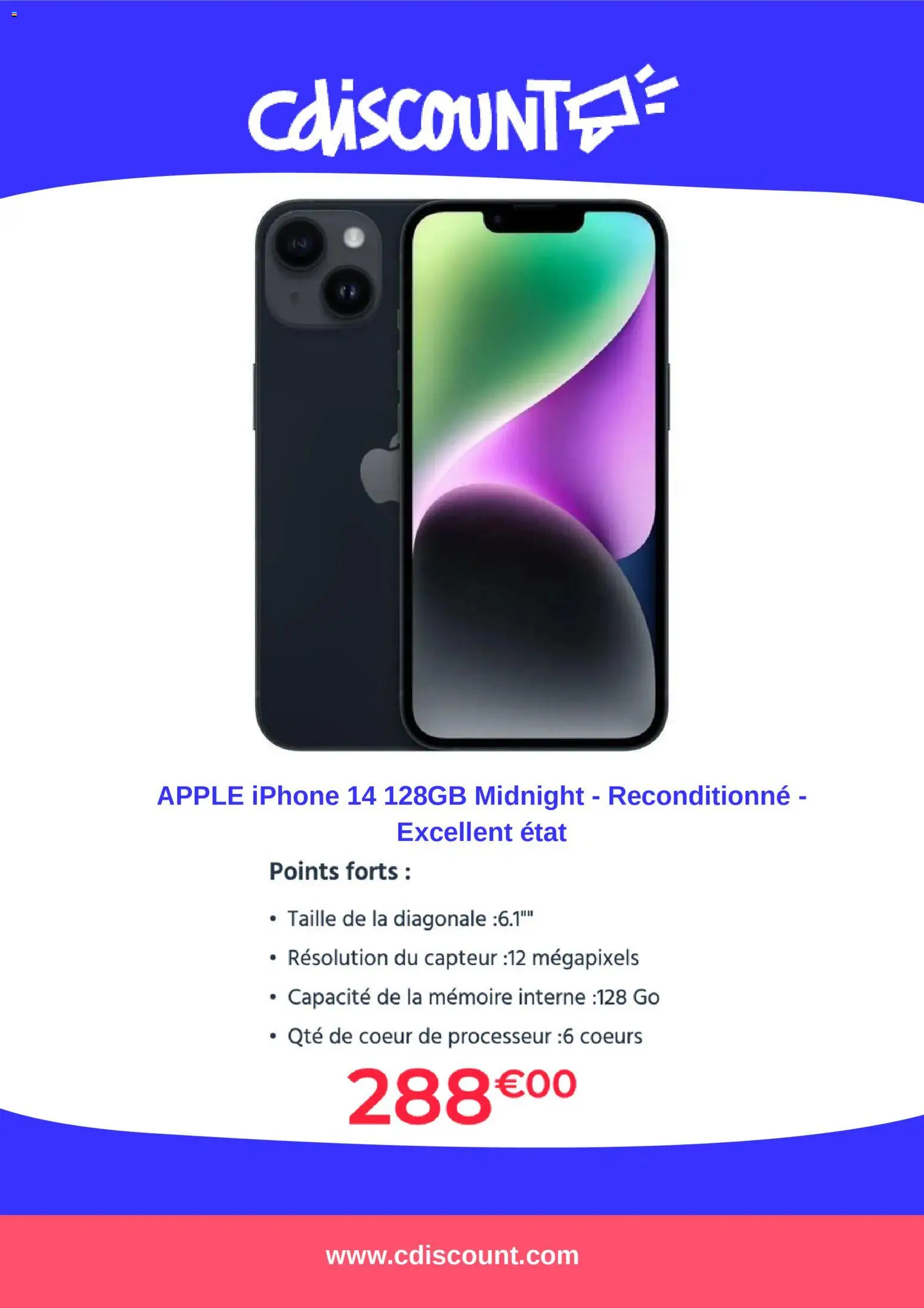 {H1} | Page: 2 | Produits: Apple Iphone, Iphone