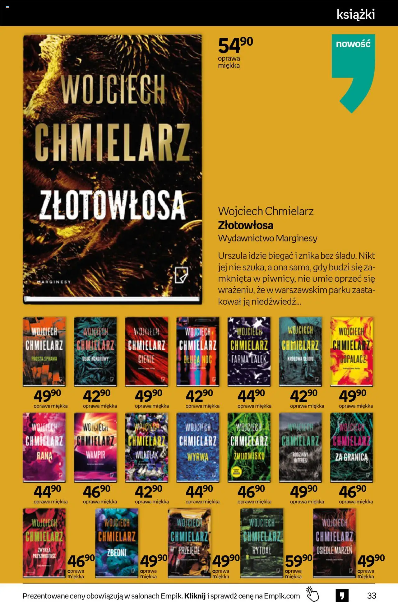 Empik promocje - Tom kultury Książki od 15.10.2025 | Strona: 33 | Produkty: Książki