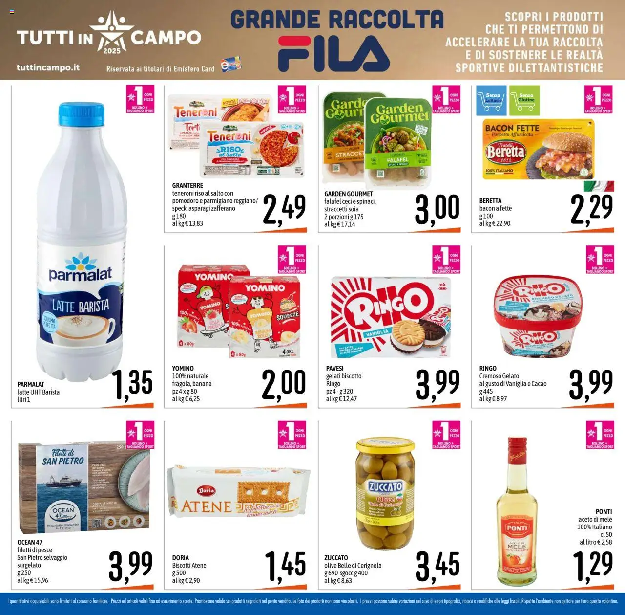 Volantino Emisfero del 11.09.2025 | Pagina: 10 | Prodotti: Riso, Aceto di mele, Patate, Latte
