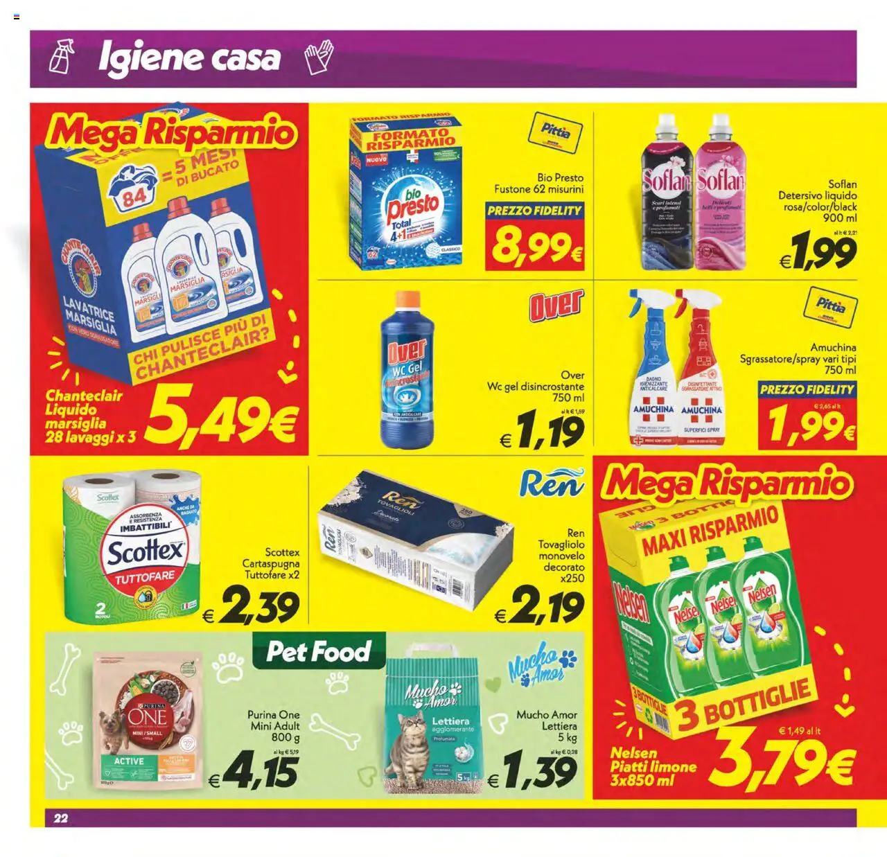 Volantino SuperConveniente del 13.06.2025 | Pagina: 22 | Prodotti: Anticalcare, Limone, Lavatrice, WC
