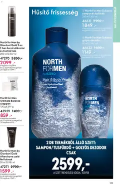 Katalógus Oriflame 2026/06 - amely érvényes a következő dátumtól: 15.04.2026 | Oldal: 125 | Termékek: Body, Sampon, Szappan, Tusfürdő