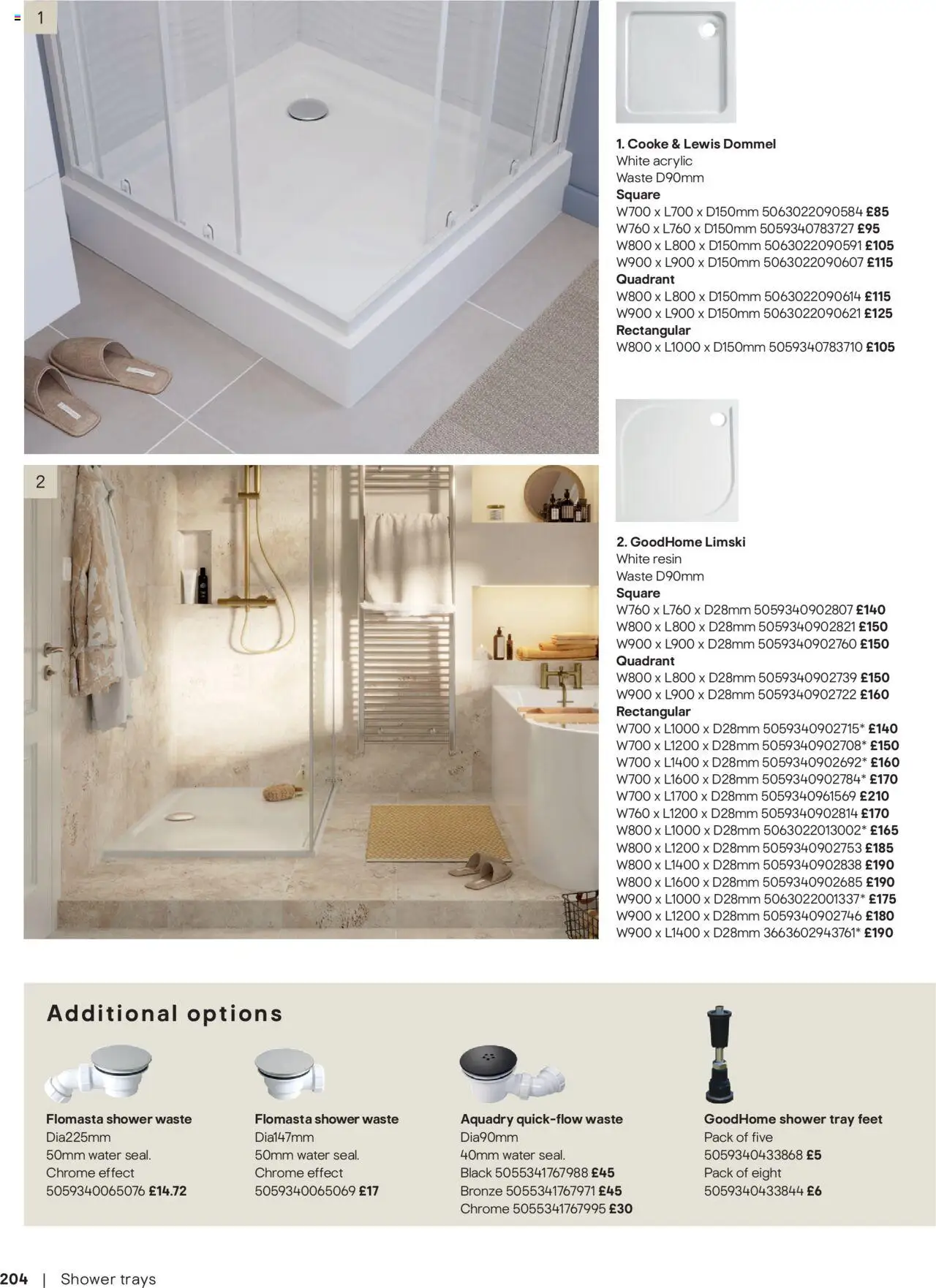 | Page: 204 | Products: Shower
