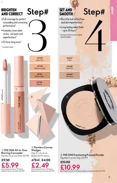Preview of Oriflame - Offers valid from 15.04.2026 | Page: 41 | Products: Concealer, Powder