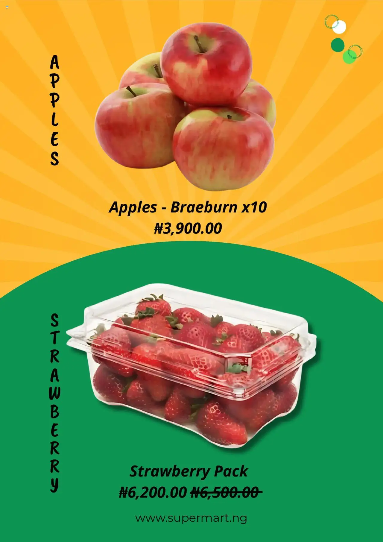 Supermart Catalogue valid from 13.08.2025 | Page: 4 | Products: Apples