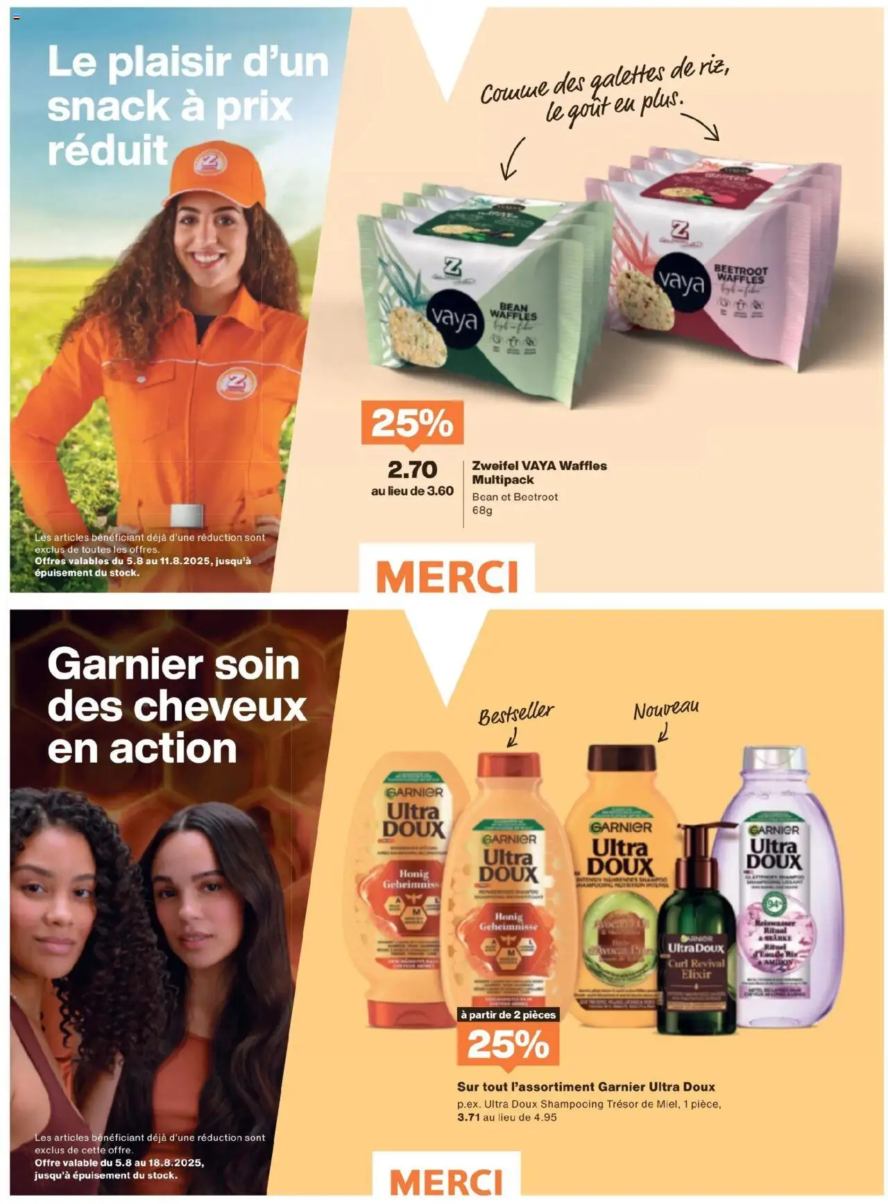 Migros - Magazin FR ab 05.08.2025 | Seite: 18 | Produkte: Shampoo