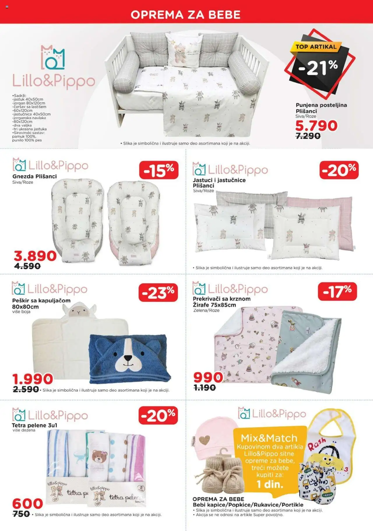 Aksa katalog - važi od 10.10.2025 | Strana: 6 | Proizvode: Jastuk, Jorgan, Peškir, Pelene