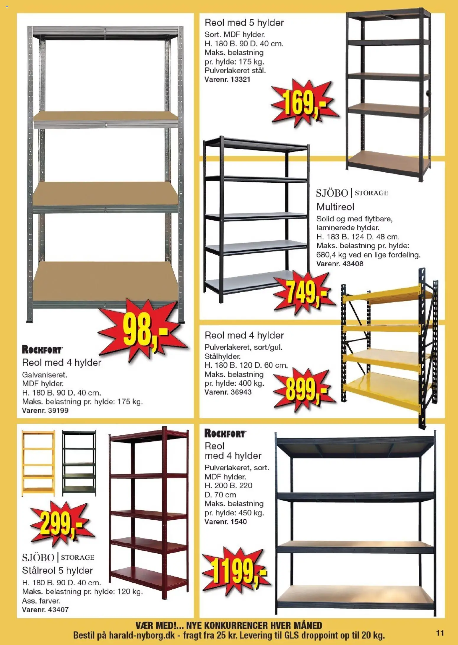 Harald Nyborg tilbudsavis – gyldig fra 12.03.2026 | Side: 13 | Produkter: Hylde