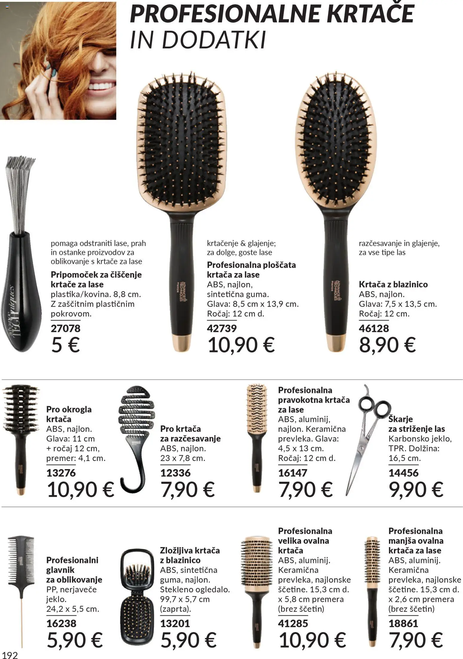 Novi Avon katalog ponudbe – veljaven od 01.10.2025 | Stran: 192 | Izdelki: Glavnik, Krtaca