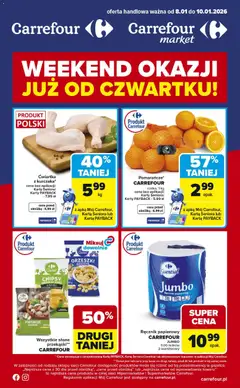 Pogląd oferty "Carrefour Gazetka - Weekend okazji" - ważna od 08.01.2026