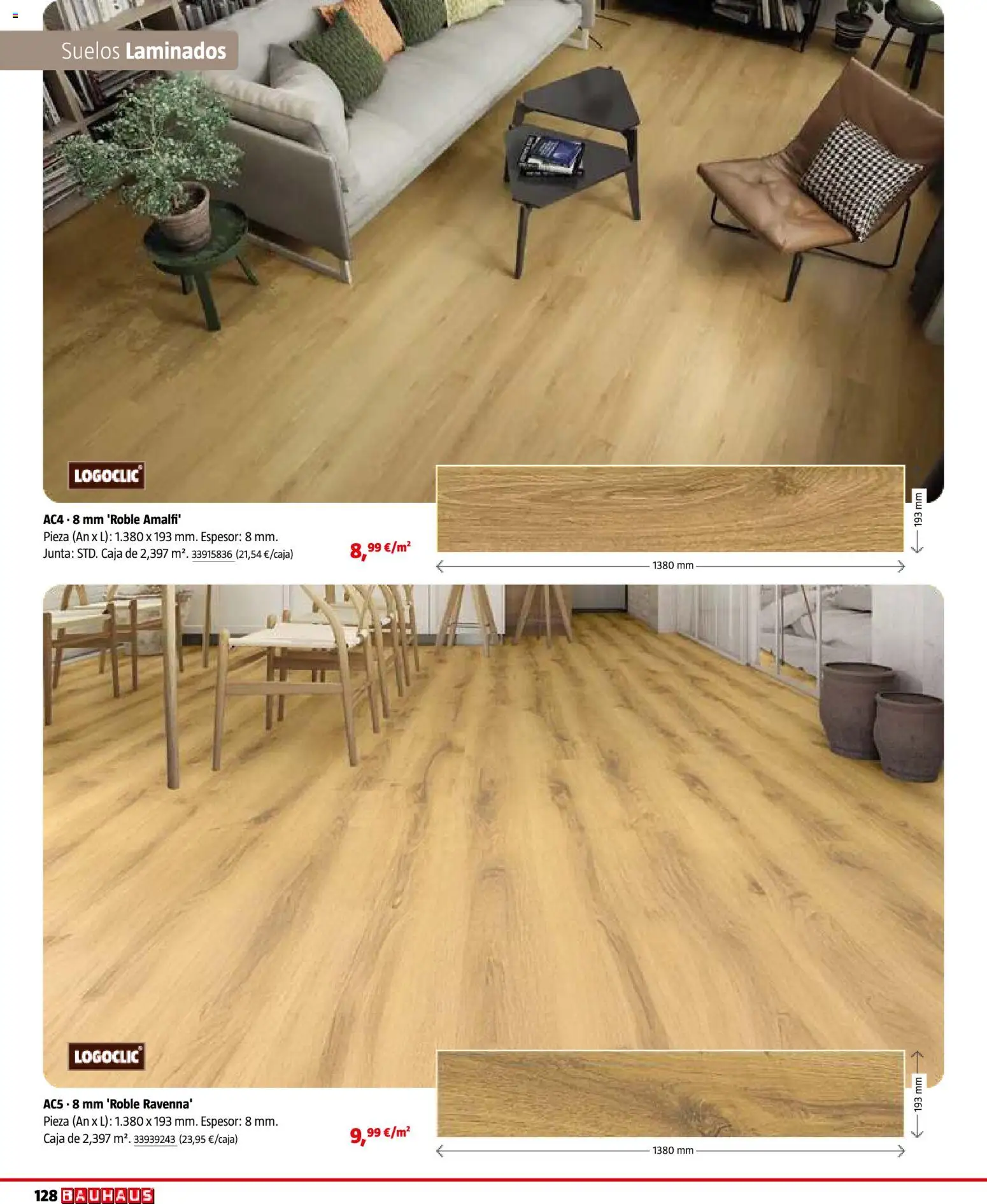 Bauhaus - Suelos y revestimientos │ válido desde el 24.02.2026 | Página: 128 | Productos: Caja