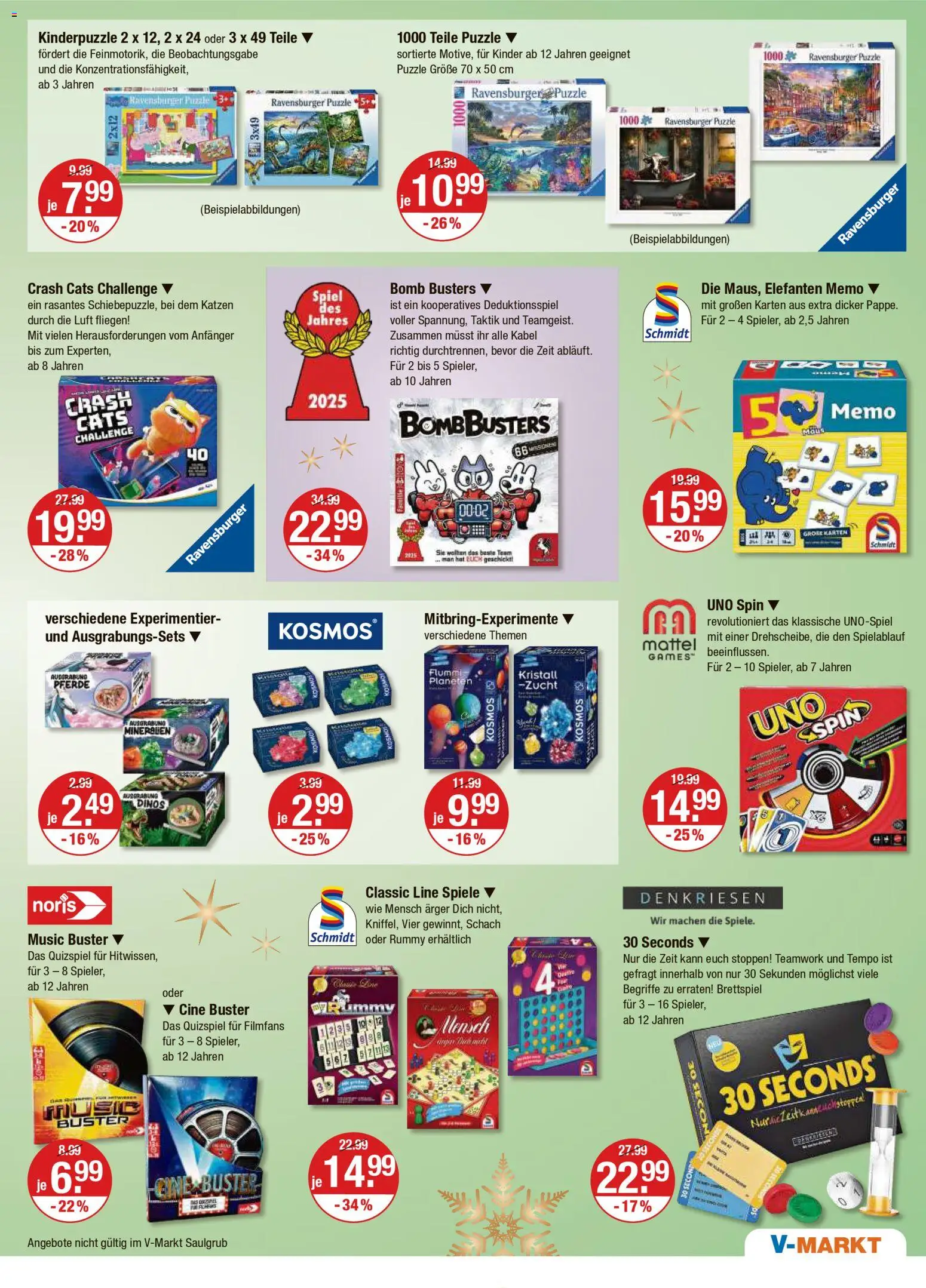 V-Markt - Hallertau/Oberpfalz – gültig ab 04.12.2025 | Seite: 23 | Produkte: Kabel, Spiel, Tempo, Maus