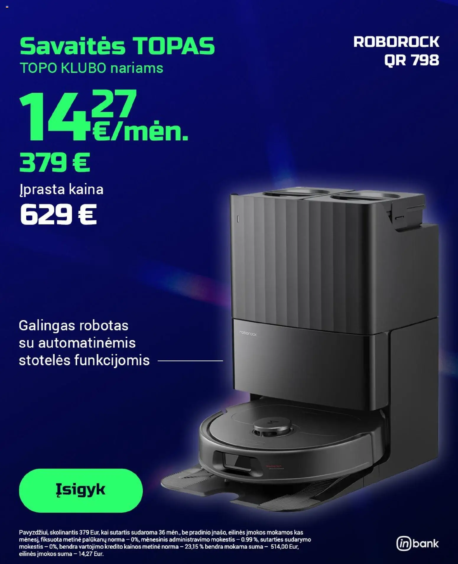 TOPOcentras akcijos nuo 23.12.2025 | Puslapis: 4 | Prekių: Robotas