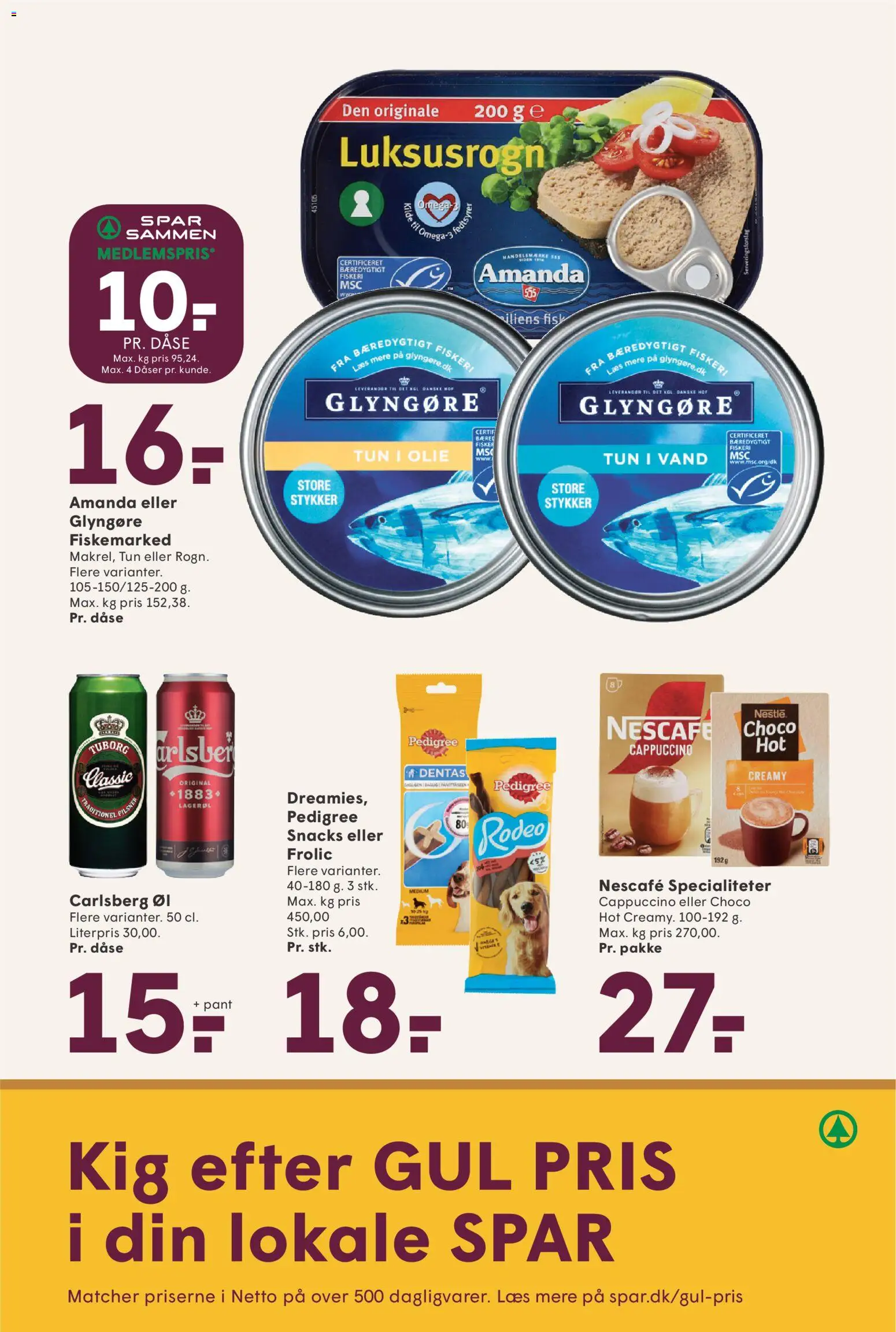 Spar tilbudsavis – gyldig fra 24.10.2025 | Side: 11 | Produkter: Olie, Øl, Fisk, Tun