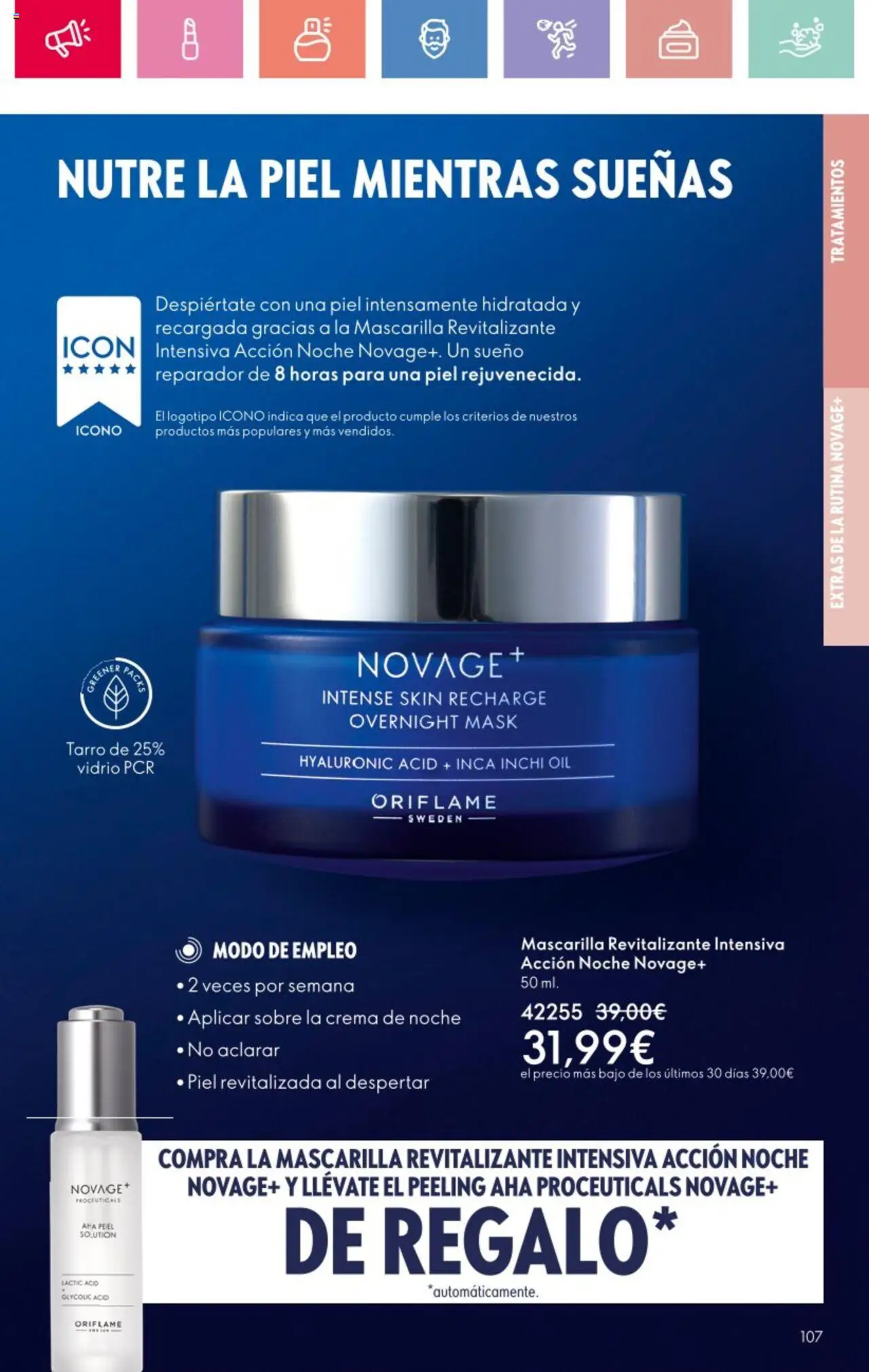 Oriflame - Catálogo Campaña 9 │ válido desde el 22.06.2025 | Página: 107 | Productos: Peeling, Crema, Crema de noche