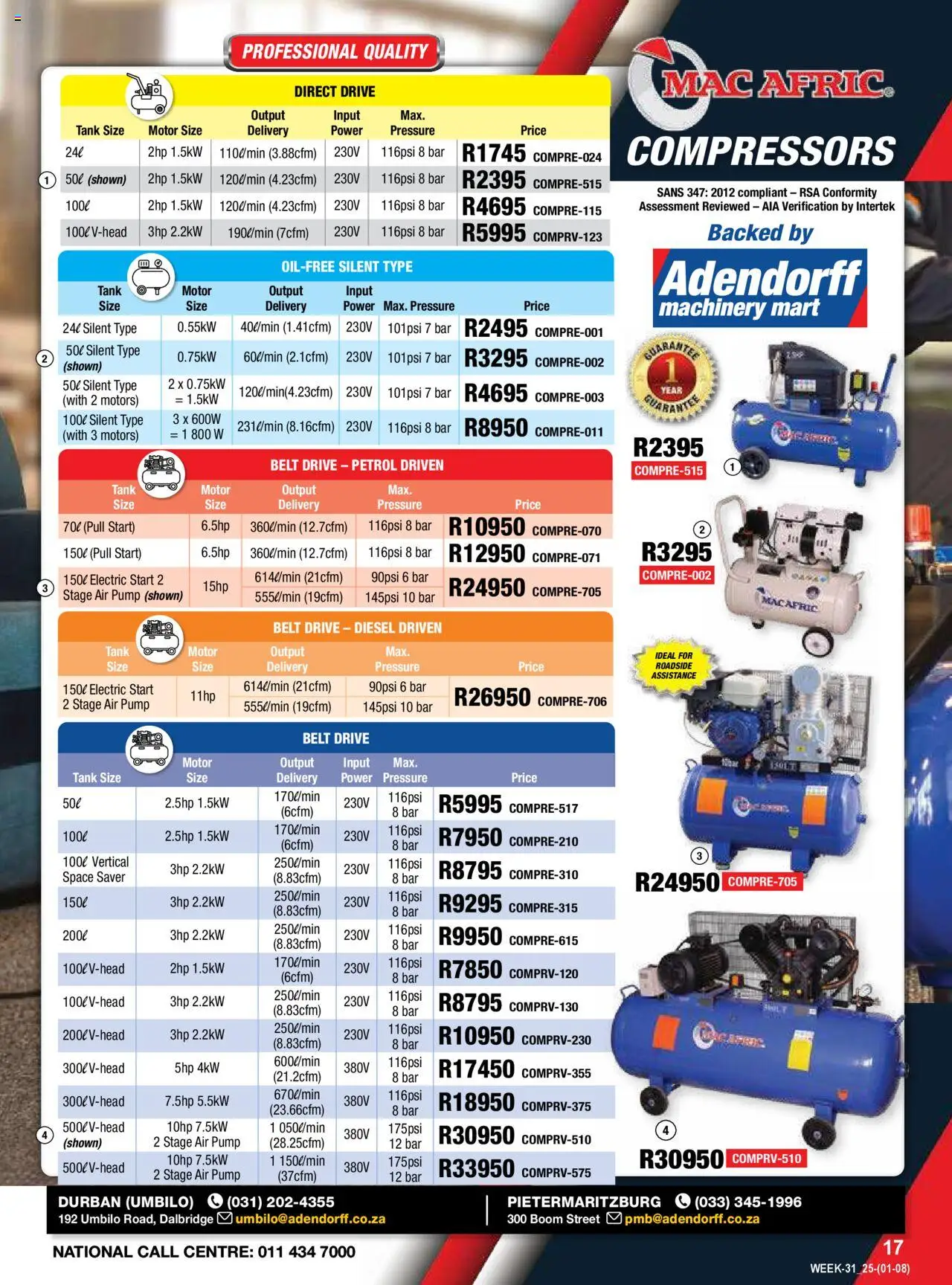 Adendorff Specials │ valid from 01.08.2025 | Page: 19 | Products: Belt, Tank