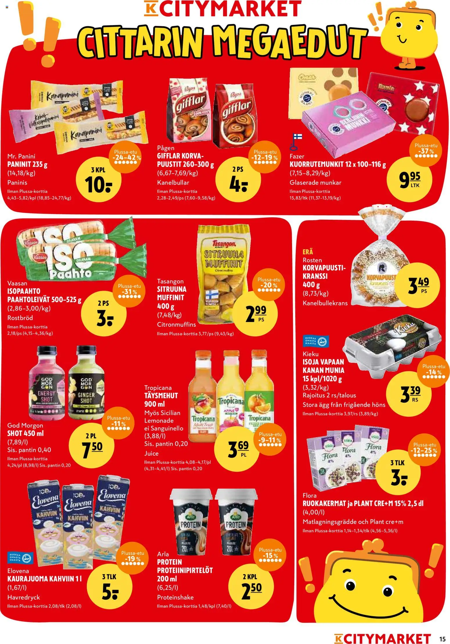 K-Citymarket tarjoukset – voimassa 15.01.2026 alkaen | Sivu: 15 | Tuotteet: Kaurajuoma