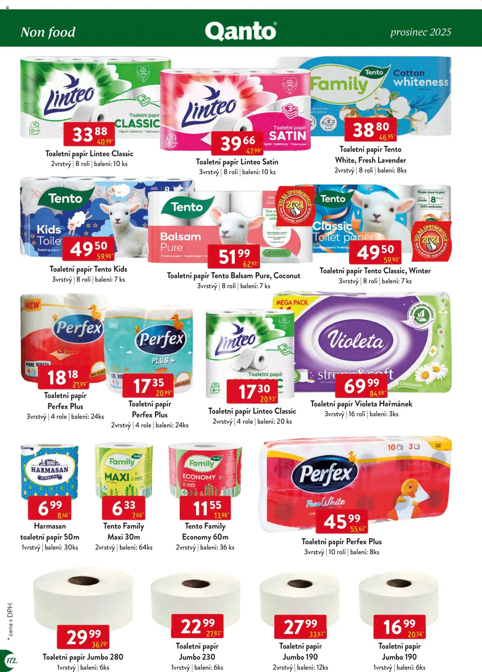 Astur & Qanto leták - Velkoobchod 12/2025 od 01.12.2025 | Strana: 172 | Produkty: Toaletní papír