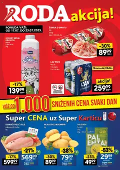 Roda katalog - pregled Roda kataloga - važi od 17.07.2025