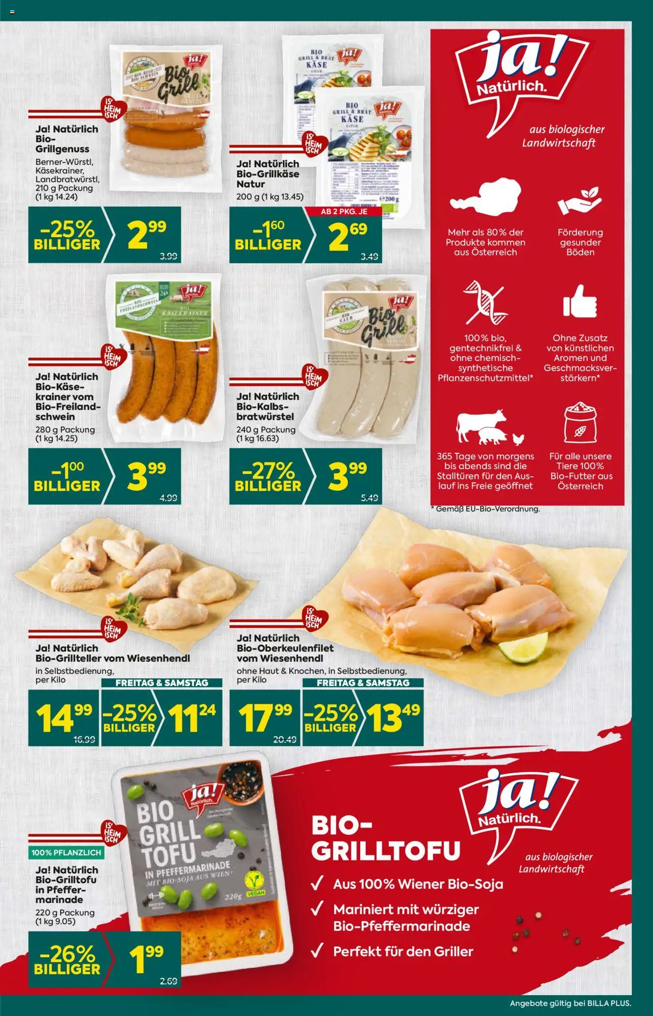 Billa Plus Flugblatt - Steiermark gültig ab 24.07.2025 | Seite: 7 | Produkte: Pfeffer, Grill, Käse