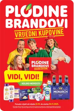 Plodine - Brandovi - Pregled kataloga iz trgovine Plodine, vrijedi od 22.10.2025