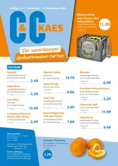 C&C Prospekt ab 01.12.2025 gültig