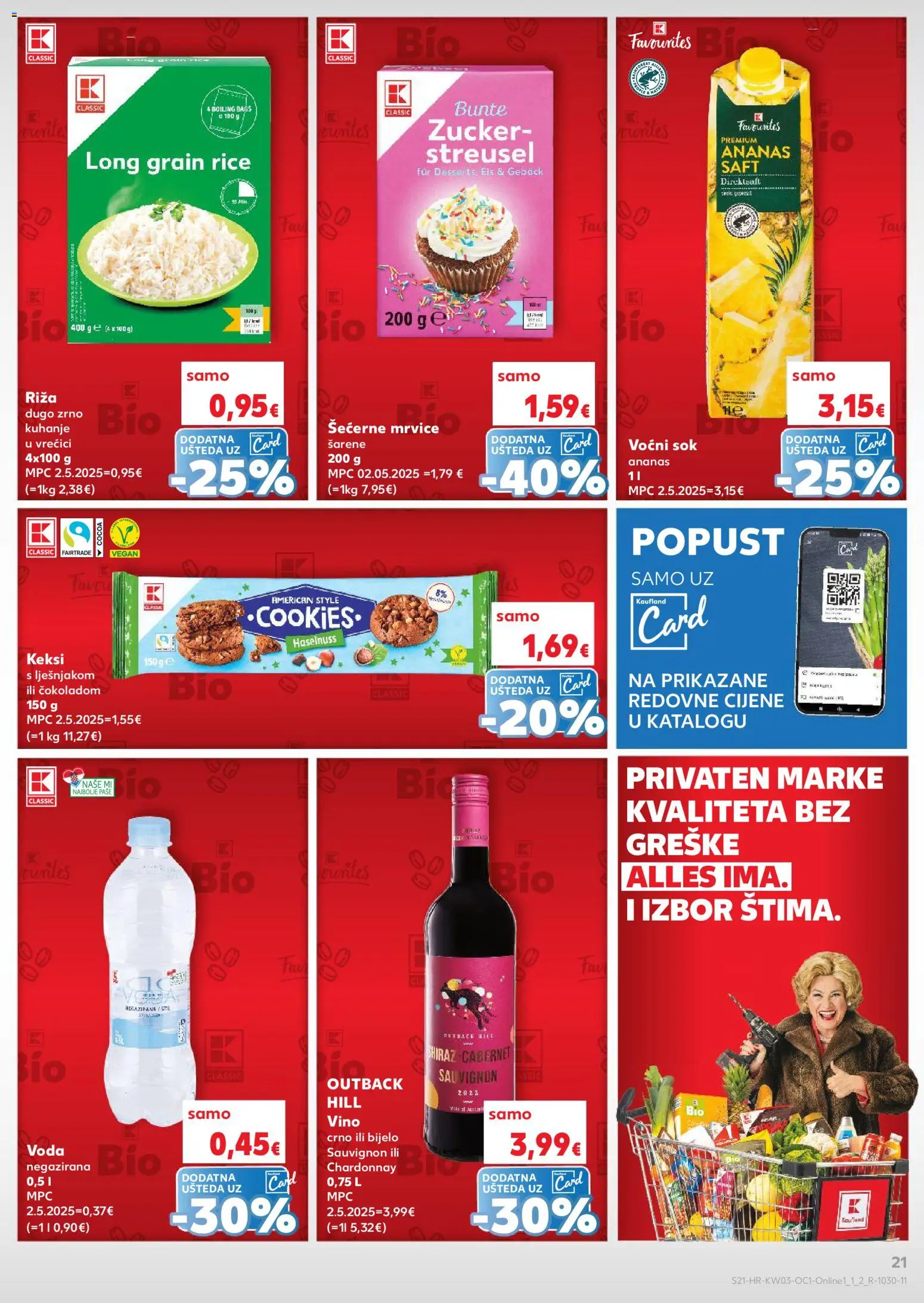 Kaufland HR akciós ujság - amely érvényes a következő dátumtól: 14.01.2026 | Oldal: 21 | Termékek: Vegán