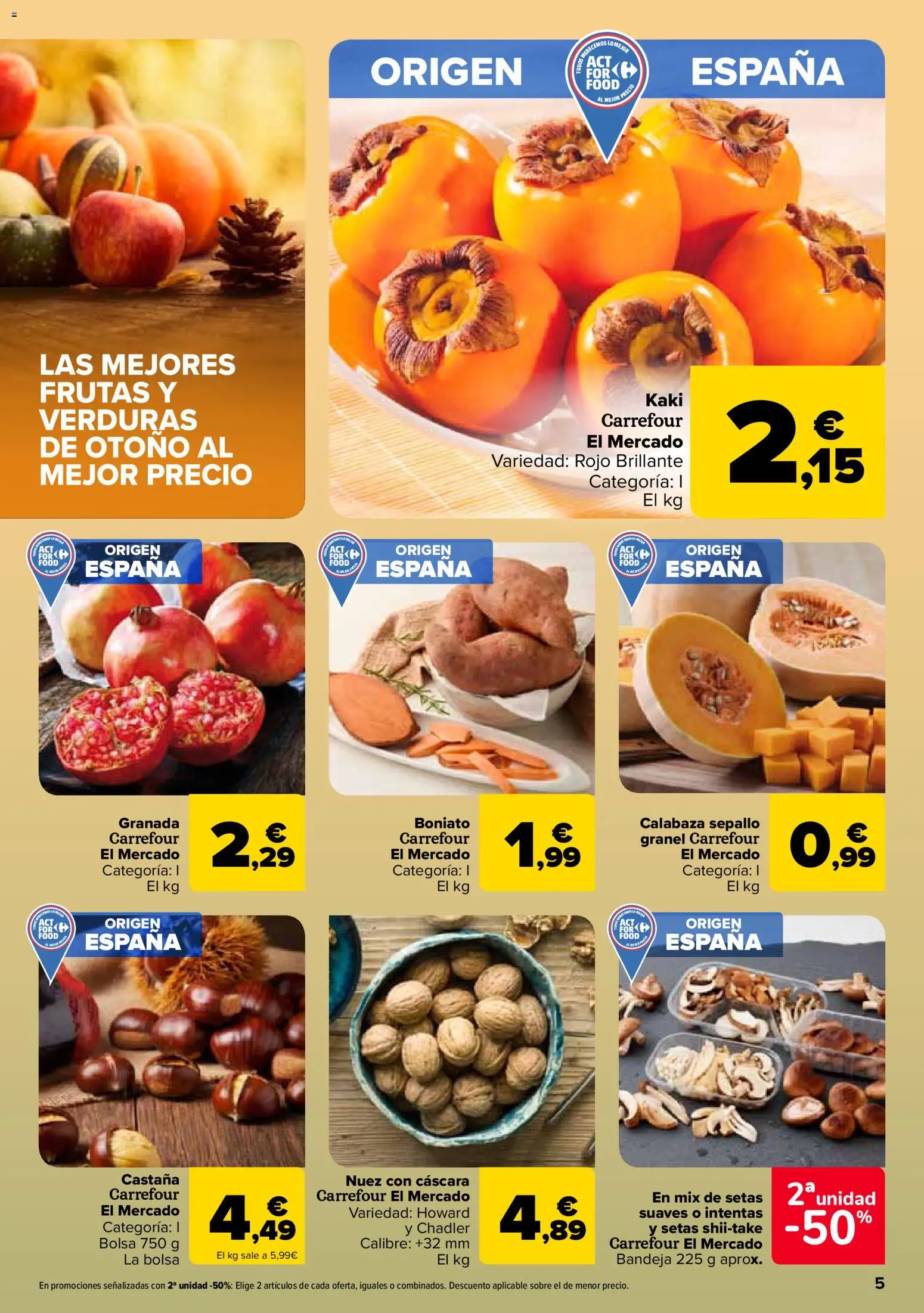 Carrefour folleto │ válido desde el 28.10.2025 | Página: 5 | Productos: Πράσινο τσάι, Ταχίνι ολικής άλεσης, Bolsa, Bandeja