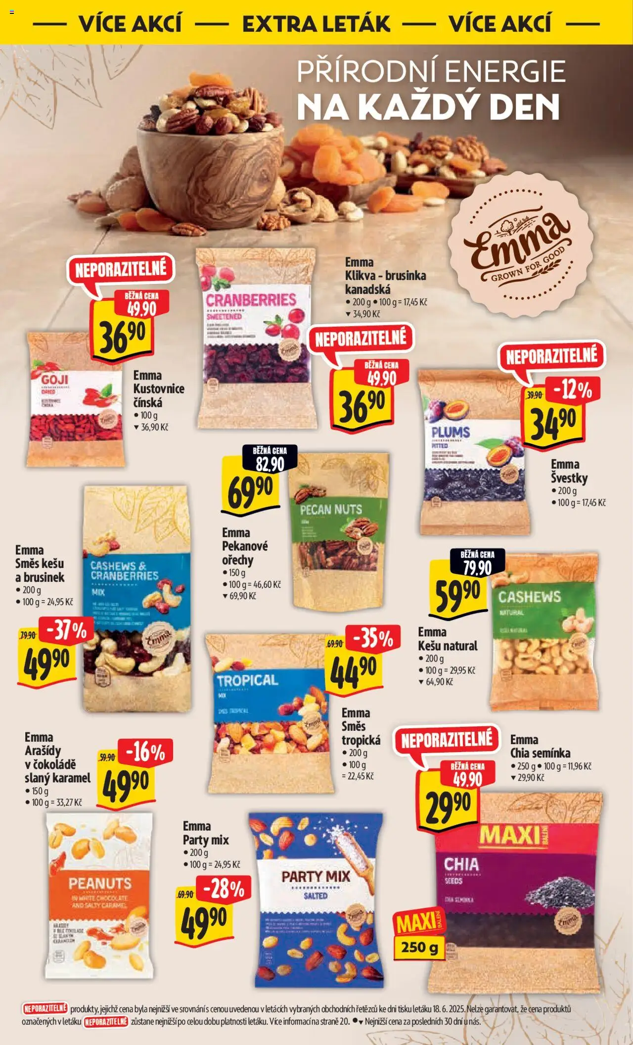 Albert leták - Hypermarket od 25.06.2025 | Strana: 42 | Produkty: Kešu ořechy, Kešu, Goji, Arašídy v čokoládě