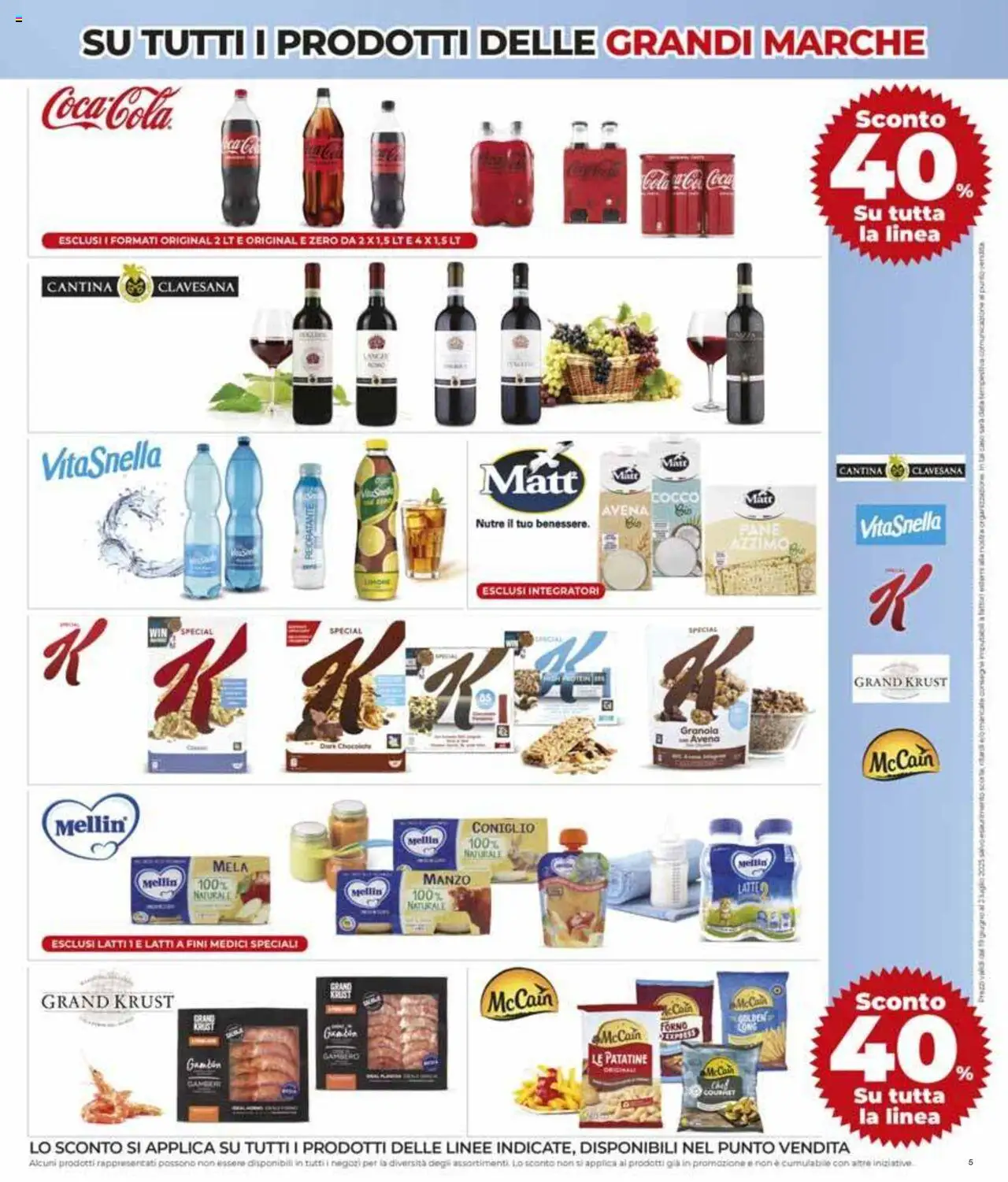 Volantino Ipercoop del 19.06.2025 | Pagina: 5 | Prodotti: Manzo, Patatine, Cocco, Forno