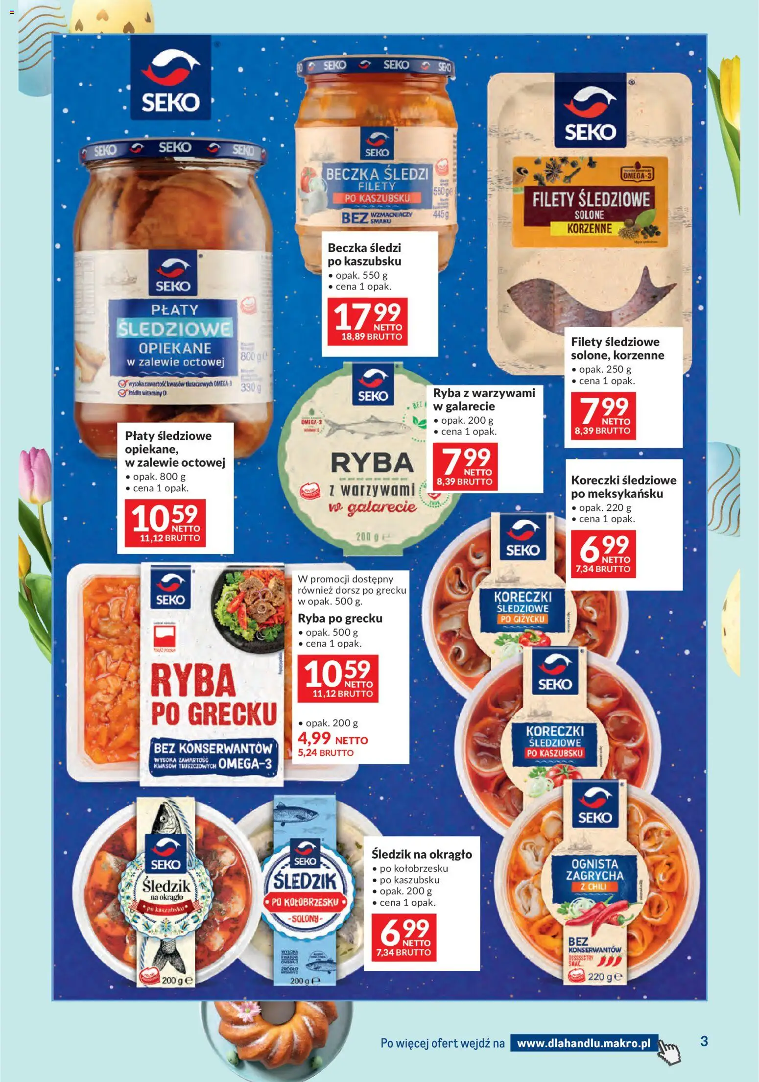 Makro gazetka - Dystrybucja do sklepów od 17.03.2026 | Strona: 3 | Produkty: Chili, Dorsz, Ryba po grecku, Ryba