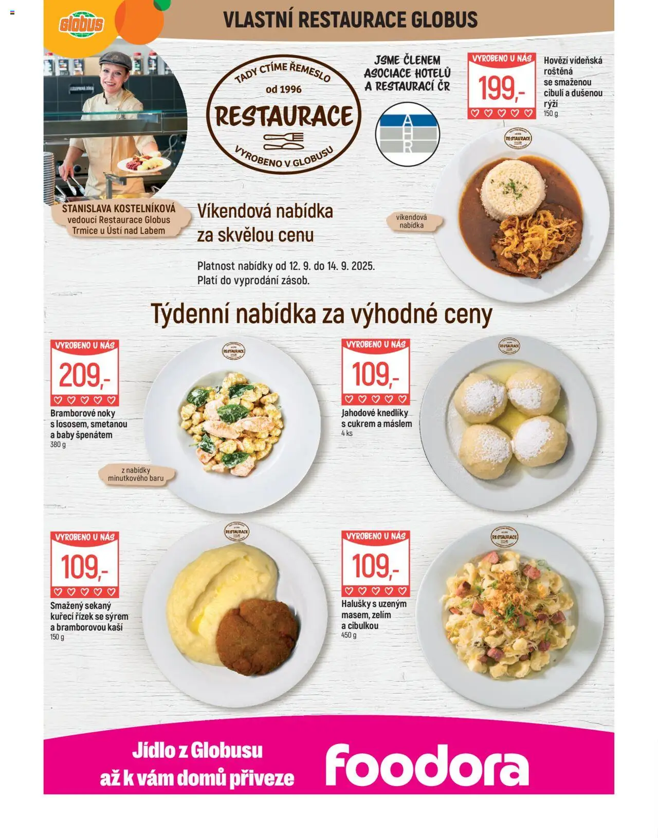 Globus leták - Trmice od 10.09.2025 | Strana: 7 | Produkty: Hovězí, Globus, Bramborové noky, Rýži