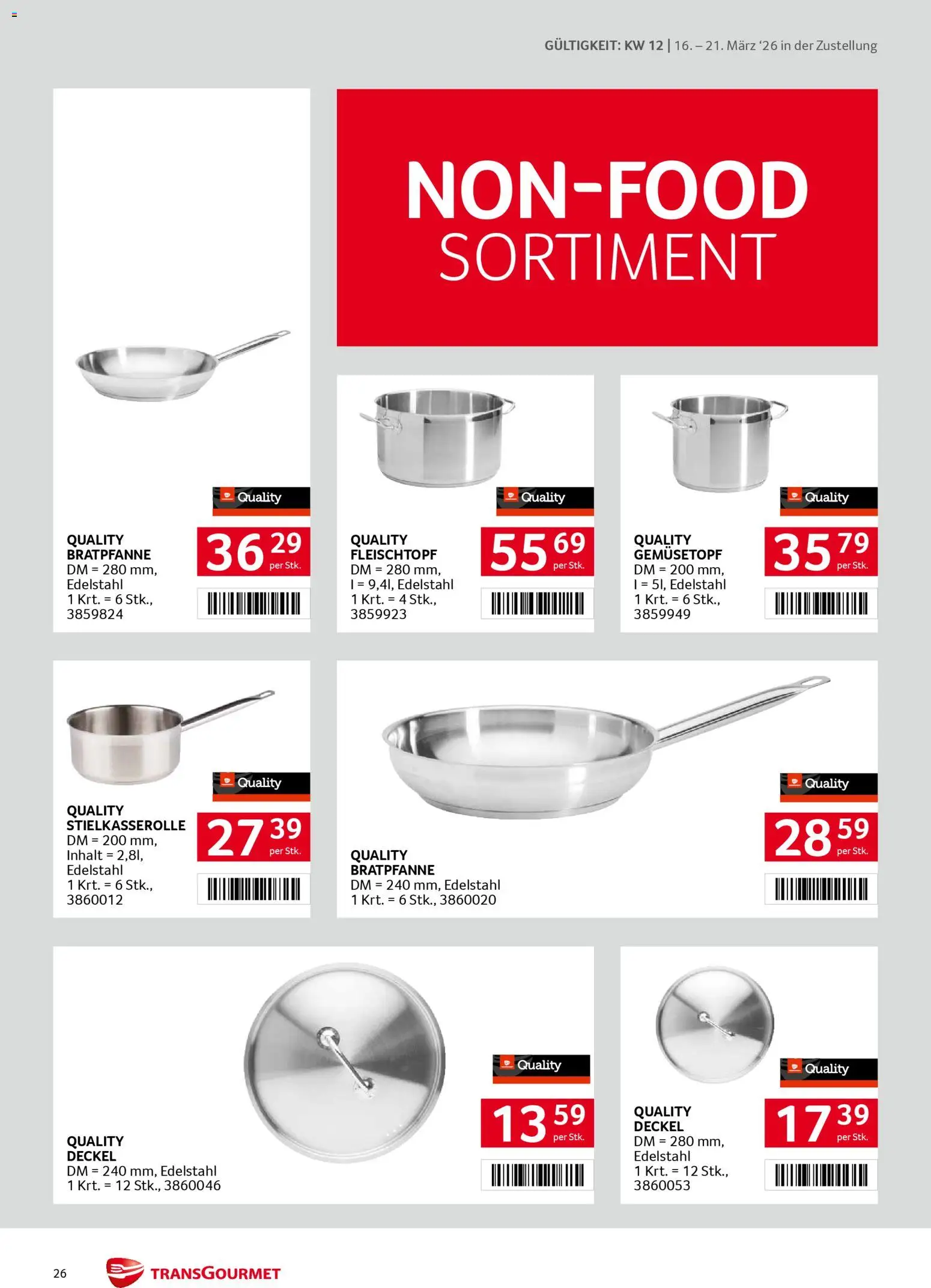 Transgourmet Zustellaktion gültig ab 16.03.2026 | Seite: 26
