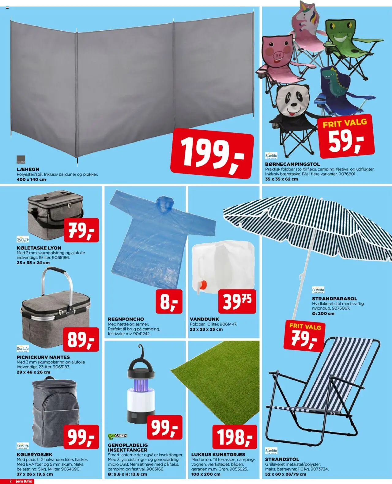Jem & fix Tilbudsavis gyldig fra 29.06.2025 | Side: 2 | Produkter: Strandstol, Stol