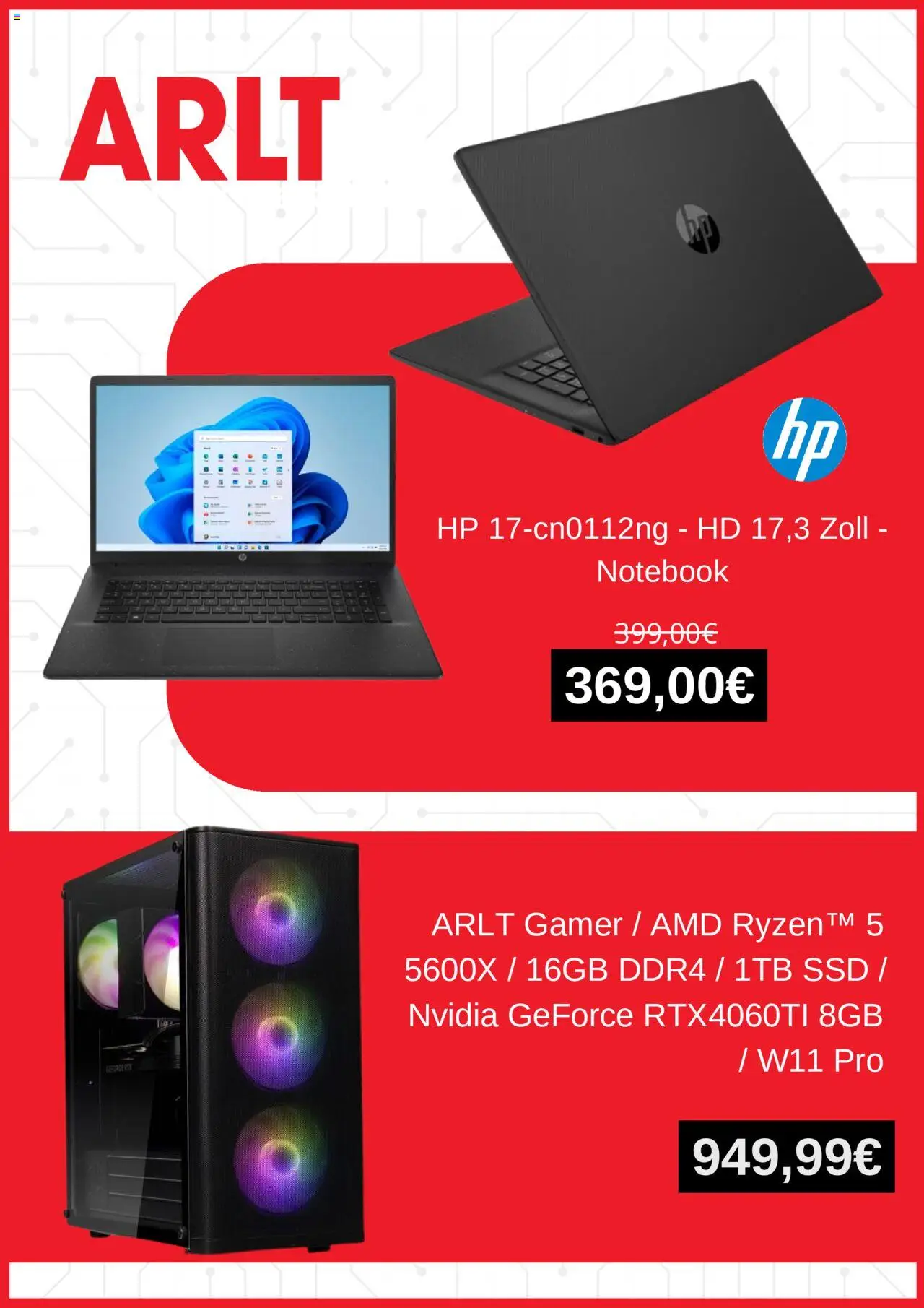 ARLT Computer Prospekt 	 - gültig ab dem 05.08.2025 | Seite: 7 | Produkte: HP, Notebook