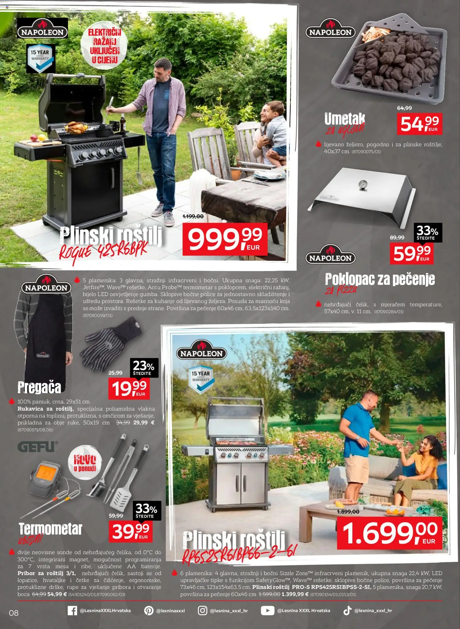Lesnina katalog | vrijedi od 07.04.2026 | Stranica: 8 | Proizvodi: Roštilj, Termometar