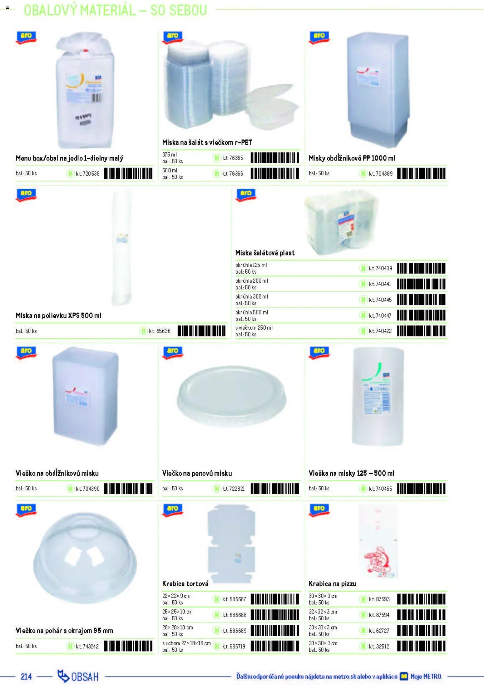Nové Metro akcie – leták je platný od 05.12.2025 | Strana: 214 | Produkty: Šalát