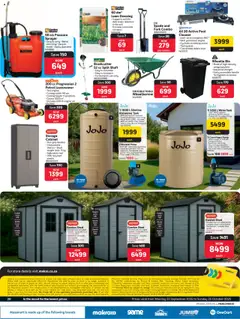 Makro specials catalogue – valid from 22.09.2025 | Page: 20 | Products: Tank, Lock, Oil, Water