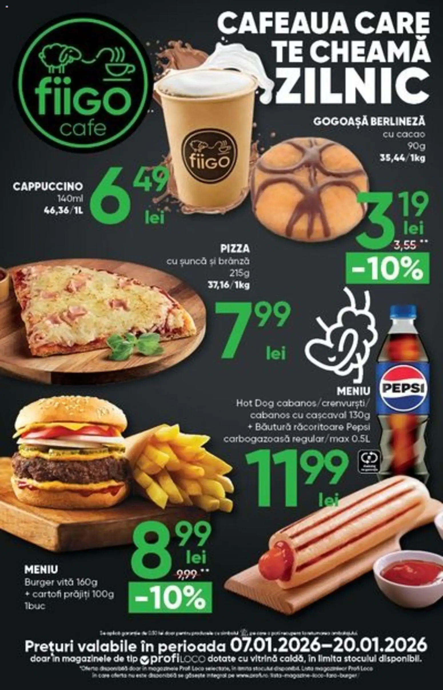 Noul catalog Profi – valabil de la 07.01.2026 | Pagină: 13 | Produse: Vitrină, Brânză, Cacao, Cartofi