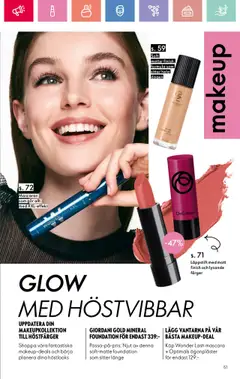 Oriflame reklamblad aktuell från 24.08.2025 | Sida: 51 | Produkter: Mascara, Läppstift, Foundation