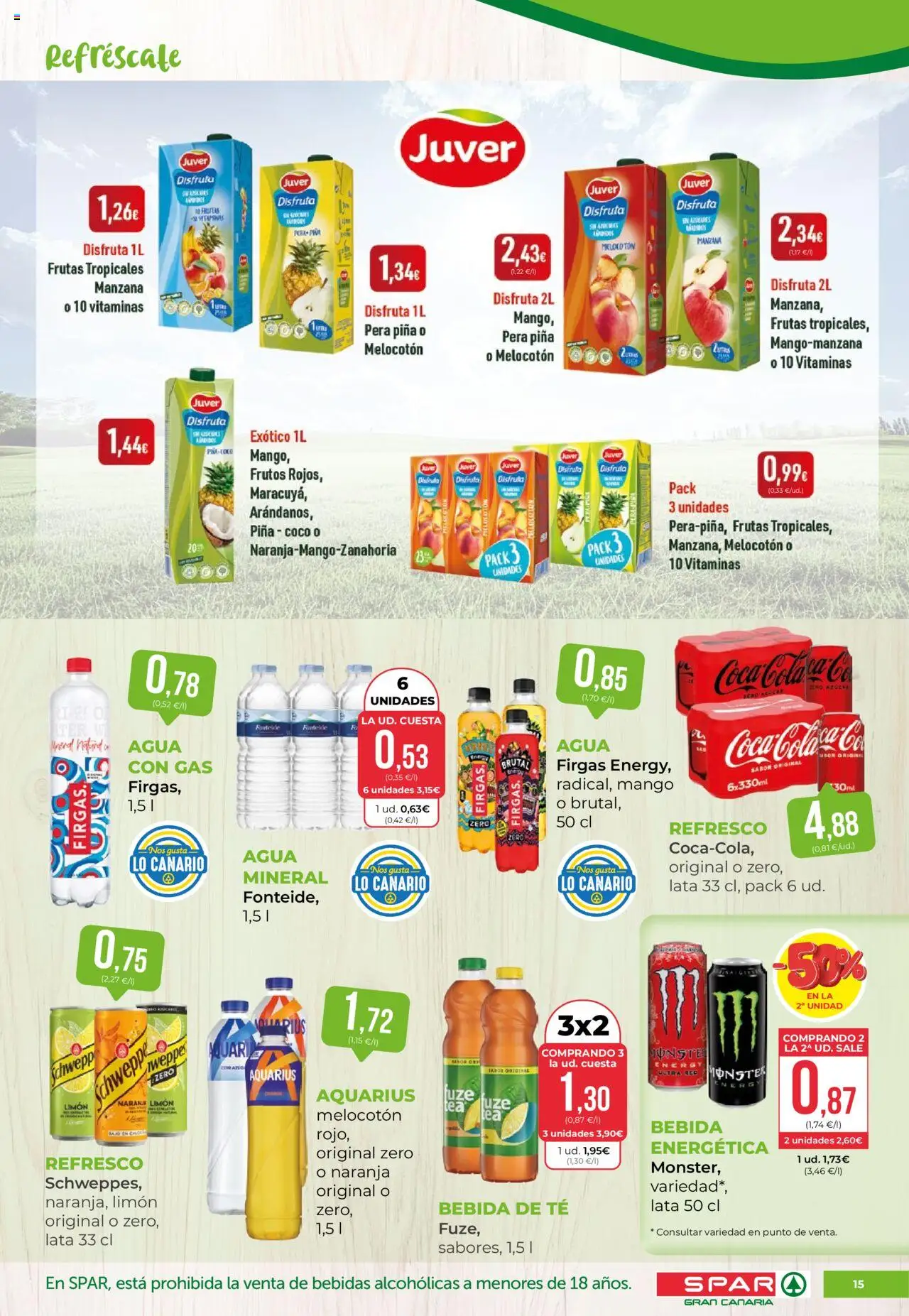 Spar folleto │ válido desde el 19.09.2025 | Página: 15 | Productos: Τυρόπιτα, Piña, Manzana, Té