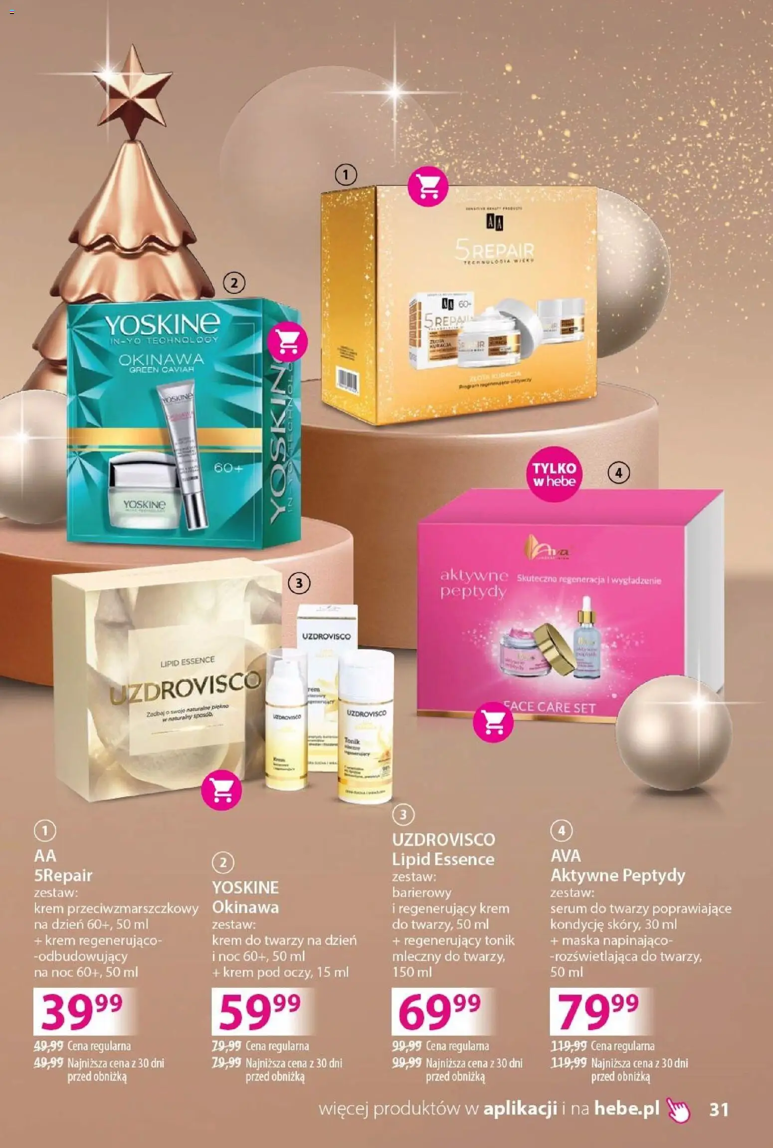 Hebe Gazetka - Katalog od 02.12.2025 | Strona: 31 | Produkty: Maska, Krem, Krem do twarzy, Serum do twarzy