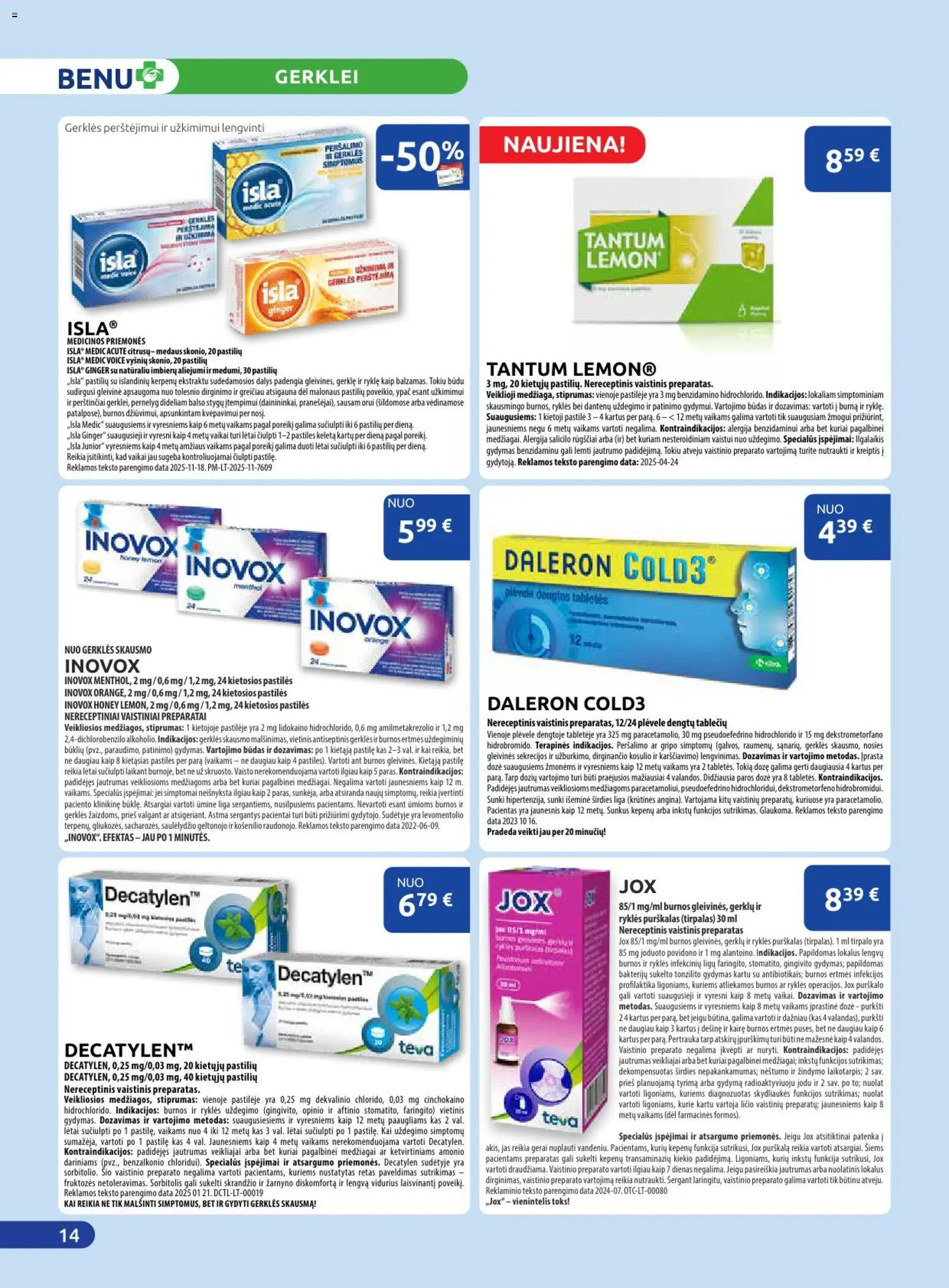 BENU akcijos nuo 01.04.2026 | Puslapis: 14