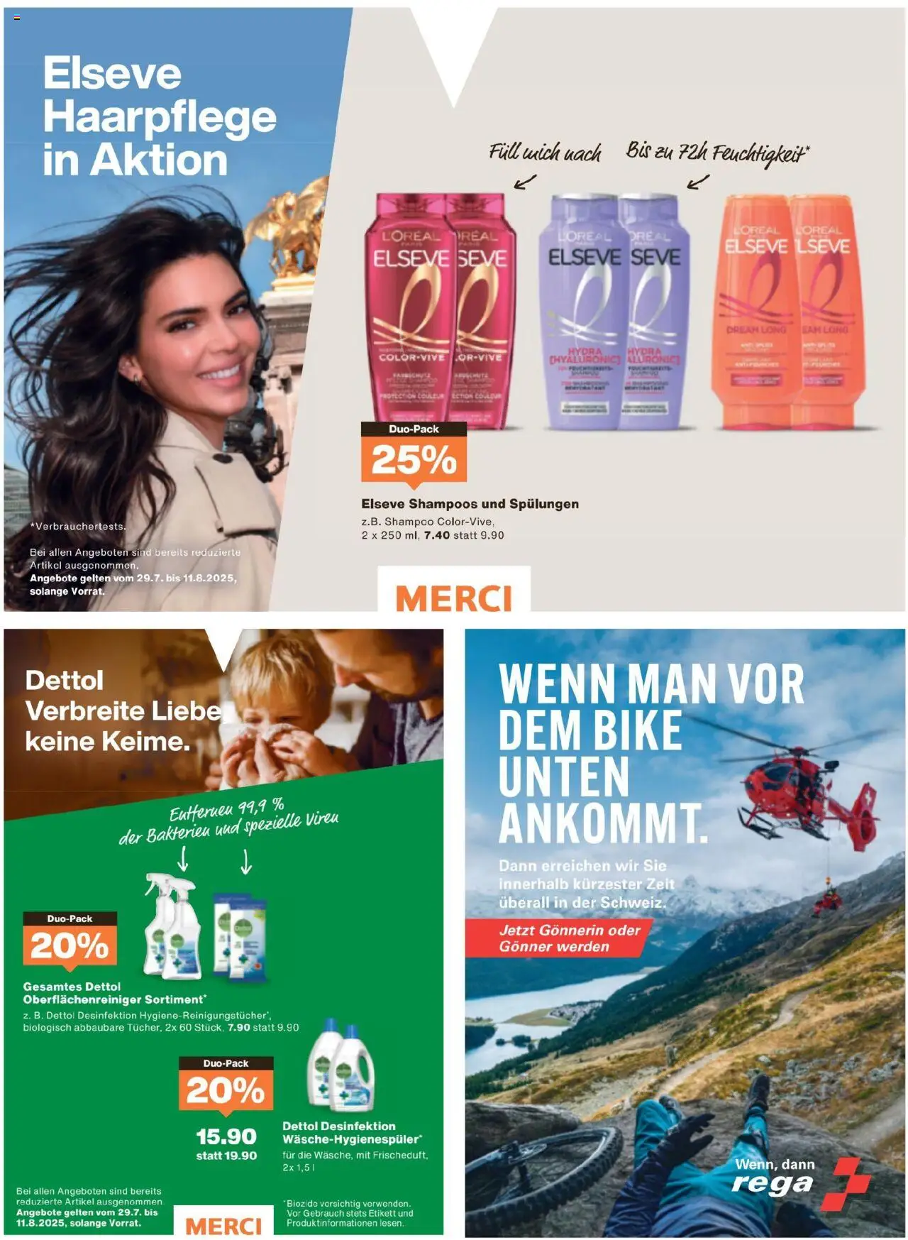 Migros - Magazin ab 28.07.2025 | Seite: 36 | Produkte: Shampoo, Conditioner