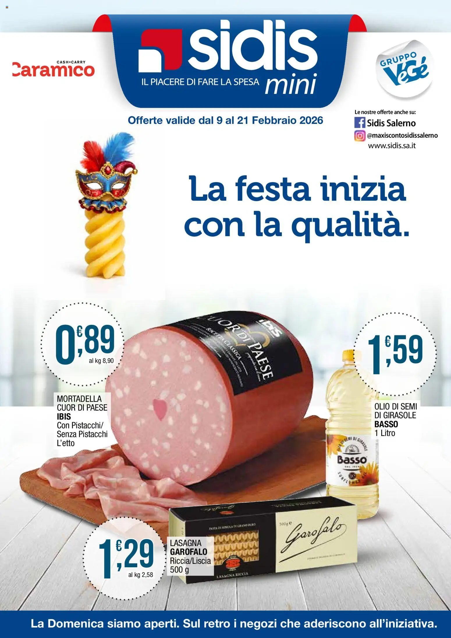 Volantino Sidis del 09.02.2026 | Pagina: 1