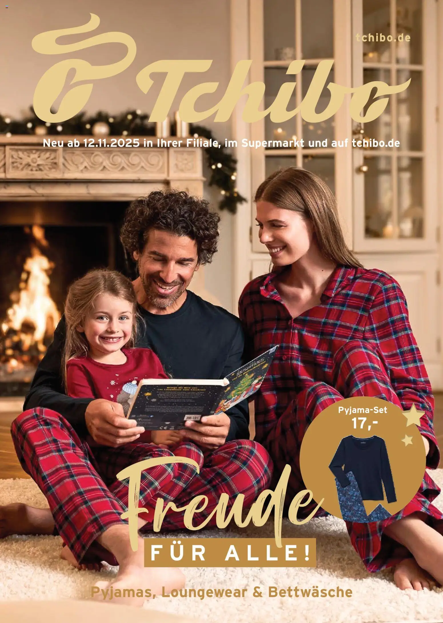 Prospekt Tchibo Kuschelfreude – gültig ab 12.11.2025 | Seite: 1 | Produkte: Bettwäsche