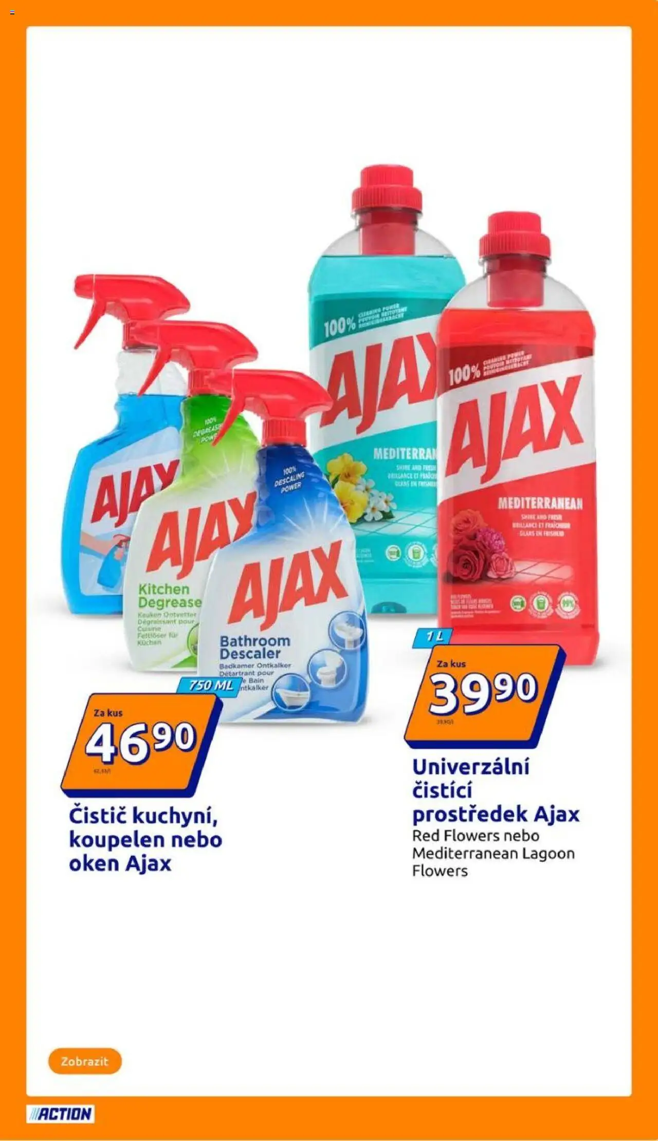 Action leták od 27.08.2025 | Strana: 9 | Produkty: Ajax, Univerzální čistič